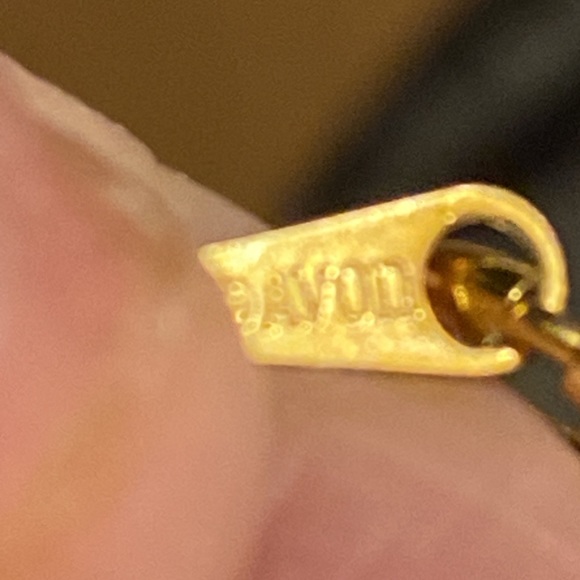 Vintage Avon necklace red, black, and white. Different size beads. - Picture 2 of 10